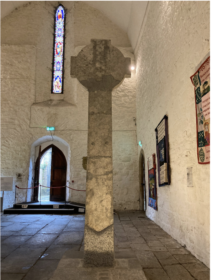 St Flannan's Cathedral High Cross in nave