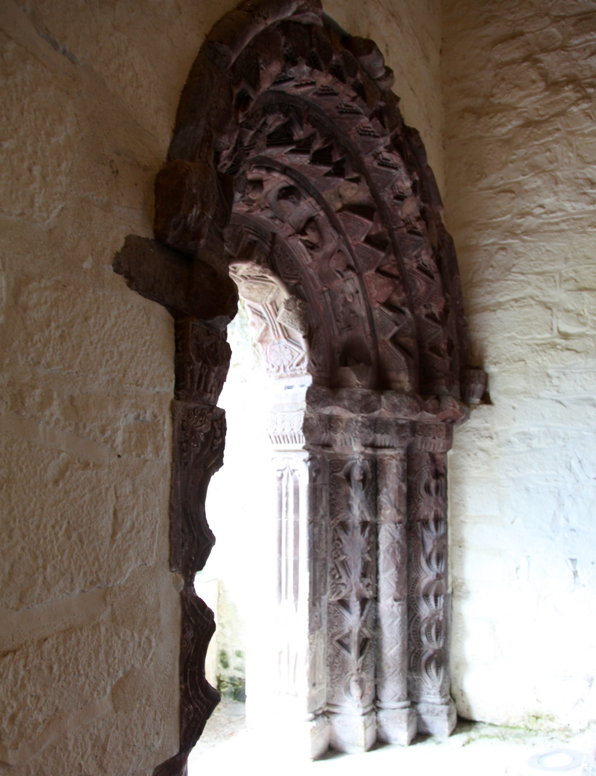 St Flannan's Cathedral  Romanesque Portal full view