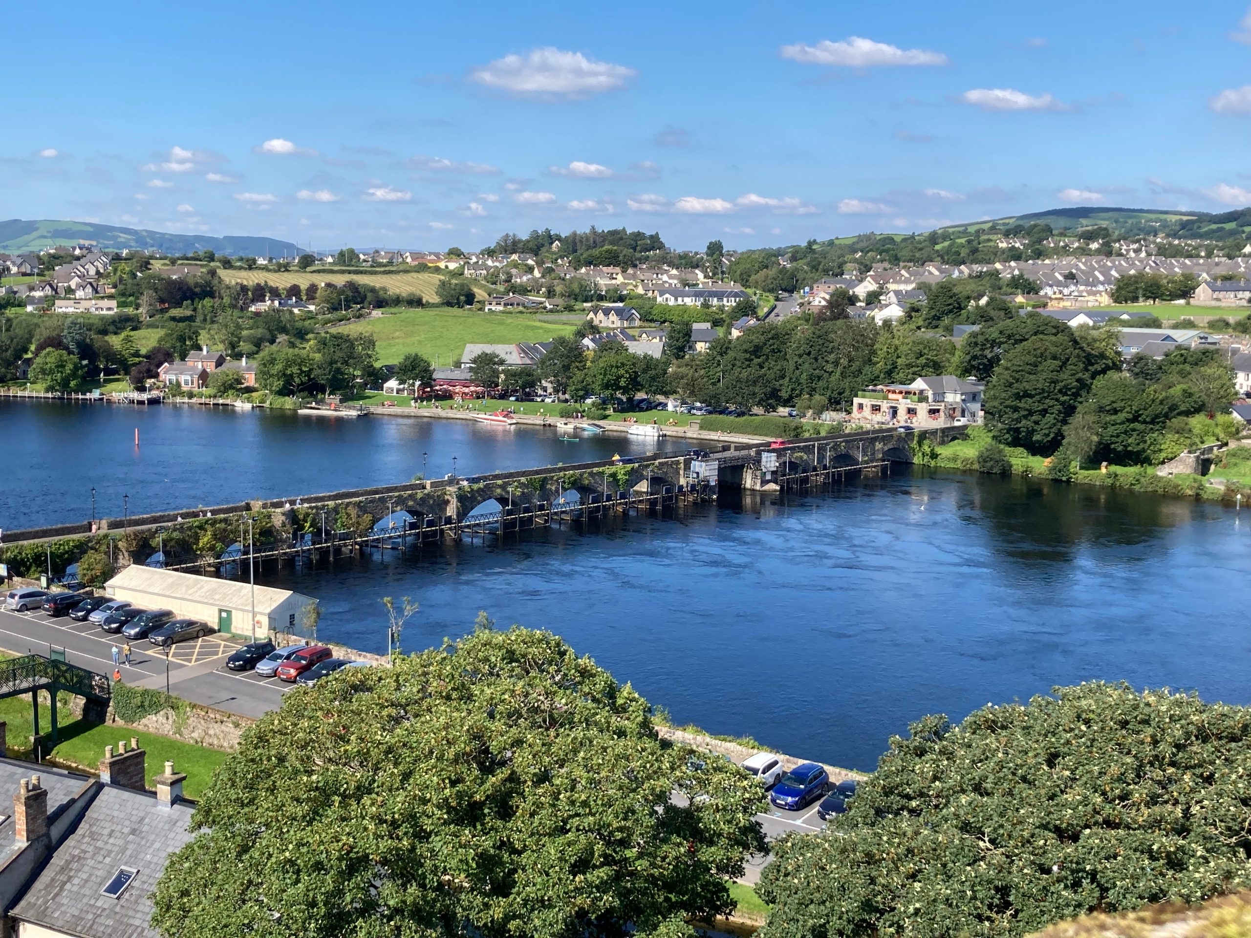 View from the bell tower at St. Flannan's Cathedral